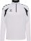 Hummel Core 2.0 rövid cipzáras fehér férfi pulóver