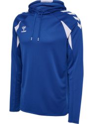 Hummel Core 2.0 kapucnis kék férfi pulóver