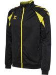   Hummel Core 2.0 cipzáras fekete/sárga gyerek melegítő felső