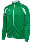 Hummel Core 2.0 cipzáras zöld gyerek melegítő felső