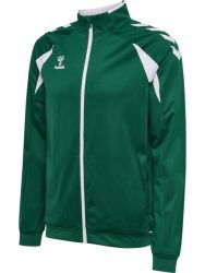 Hummel Core 2.0 cipzáras sötétzöld gyerek melegítő felső