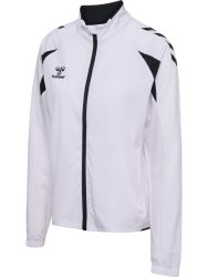 Hummel Core 2.0 cipzáras szőtt fehér női melegítő felső