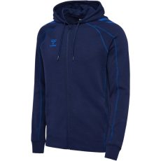 Hummel Move 2.0 kapucnis sötétkék férfi cipzáras szabadidő felső