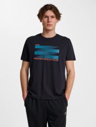 Hummel Pulse Graphic fekete férfi póló