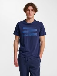 Hummel Pulse Graphic sötétkék férfi póló
