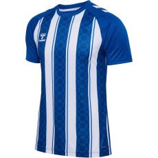 Hummel Match kék/fehér gyerek csíkos mez