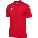 Hummel GO 2.0 Chevron piros férfi galléros póló