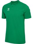 Hummel GO 2.0 Chevron zöld férfi galléros póló