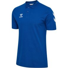 Hummel GO 2.0 Chevron kék férfi galléros póló