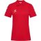 Hummel GO 2.0 Chevron piros női galléros póló
