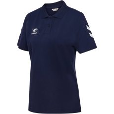 Hummel GO 2.0 Chevron sötétkék női galléros póló