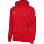   Hummel GO 2.0 Chevron cipzáras piros férfi kapucnis szabadidő felső