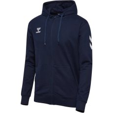 Hummel GO 2.0 Chevron cipzáras sötétkék férfi kapucnis szabadidő felső