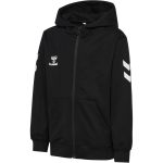   Hummel GO 2.0 Chevron cipzáras fekete gyerek kapucnis szabadidő felső