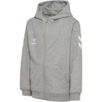   Hummel GO 2.0 Chevron cipzáras szürke gyerek kapucnis szabadidő felső