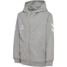 Hummel GO 2.0 Chevron cipzáras szürke gyerek kapucnis szabadidő felső