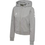   Hummel GO 2.0 Chevron cipzáras szürke női kapucnis szabadidő felső