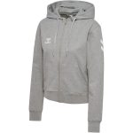   Hummel GO 2.0 Chevron cipzáras szürke női kapucnis szabadidő felső