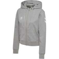 Hummel GO 2.0 Chevron cipzáras szürke női kapucnis szabadidő felső