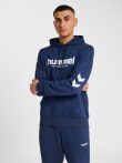 Hummel Legacy 2.0 kapucnis sötétkék férfi pulóver