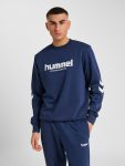 Hummel Legacy 2.0 sötétkék férfi pulóver