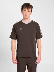 Hummel Root barna férfi póló