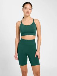  Hummel Flow párnázott zöld női sportmelltartó