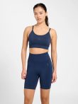 Hummel Flow párnázott sötétkék női sportmelltartó Hummel Flow párnázott sötétkék női sportmelltartó