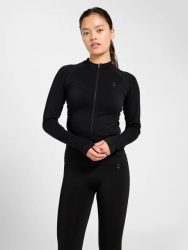 Hummel Flow cipzáros fekete női edzőfelső