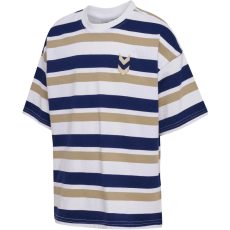 Hummel Junior Silly Boxy Stripe pamut színes gyerek póló
