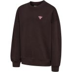  Hummel Junior Jump Boxy pamut barna gyerek pulóver
