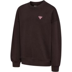  Hummel Junior Jump Boxy pamut barna gyerek pulóver