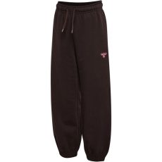 Hummel Junior Jump Boxy Elastic pamut barna gyerek szabadidő nadrág