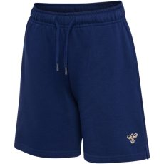 Hummel Junior Jump Boxy pamut sötétkék gyerek szabadidú rövidnadrág