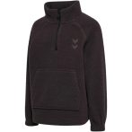 Hummel Martini  félcipzáras polár barna gyerek pulóver