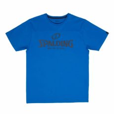 Spalding Essential Logo pamut kék póló