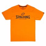 Spalding Essential Logo pamut narancssárga póló