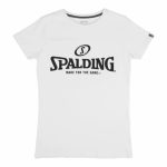 Spalding Essential Logo pamut  fehér női póló