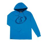 Spalding Fast pamut kapucnis kék pulóver