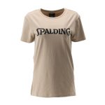 Spalding Logo bézs női póló