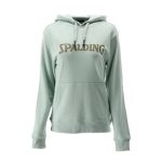 Spalding SS23 kapucnis zöld női pulóver