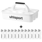 Uhlsport vizes palacktartó  és 12 db uhlsport palack