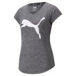   Puma Train Favorite Heather Cat sötétszürke/fehér női póló