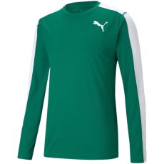 Puma Cross The Line zöld gyerek hosszú ujjú póló