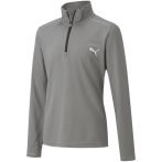 Puma Cross The Line 1/4 cipzáros szürke gyerek felső