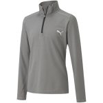 Puma Cross The Line 1/4 cipzáros szürke gyerek felső