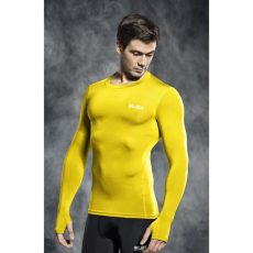 Select kompressziós sárga hosszú ujjú póló
