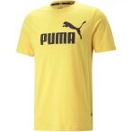 Puma Essentials Logo sárga férfi póló