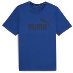 Puma Essentials Logo kék férfi póló