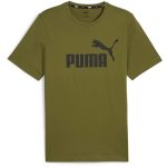 Puma Essentials Logo olivazöld férfi póló
